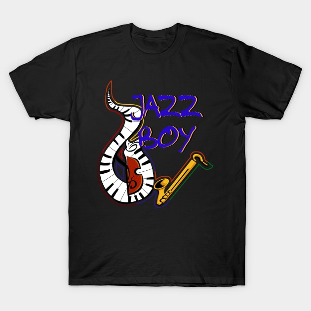 Jazz boy T-Shirt by KubikoBakhar